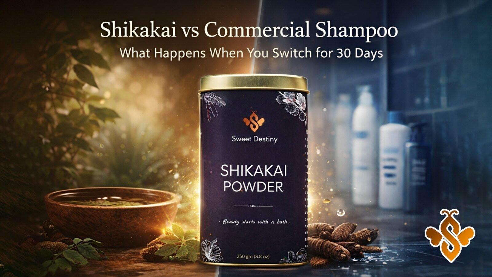 Shikakai vs Commercial Shampoo – What Happens When You Switch for 30 Days